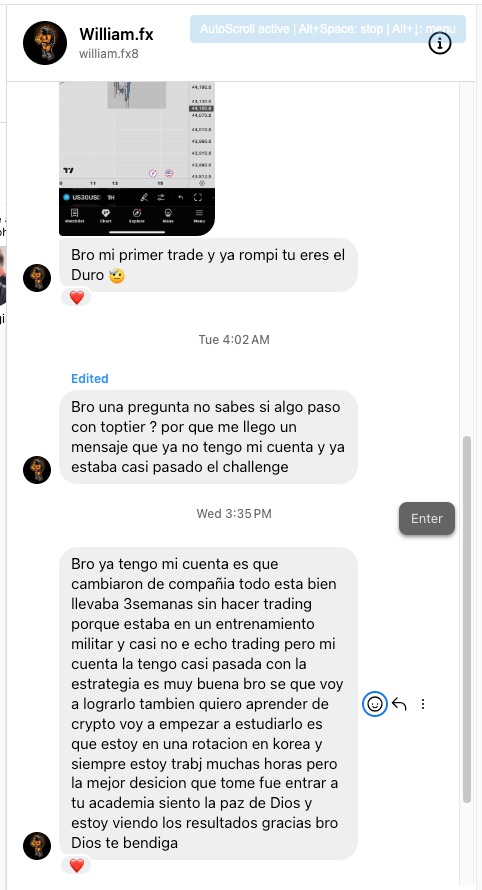 Testimonio de alumno de PROFIT4LIFE